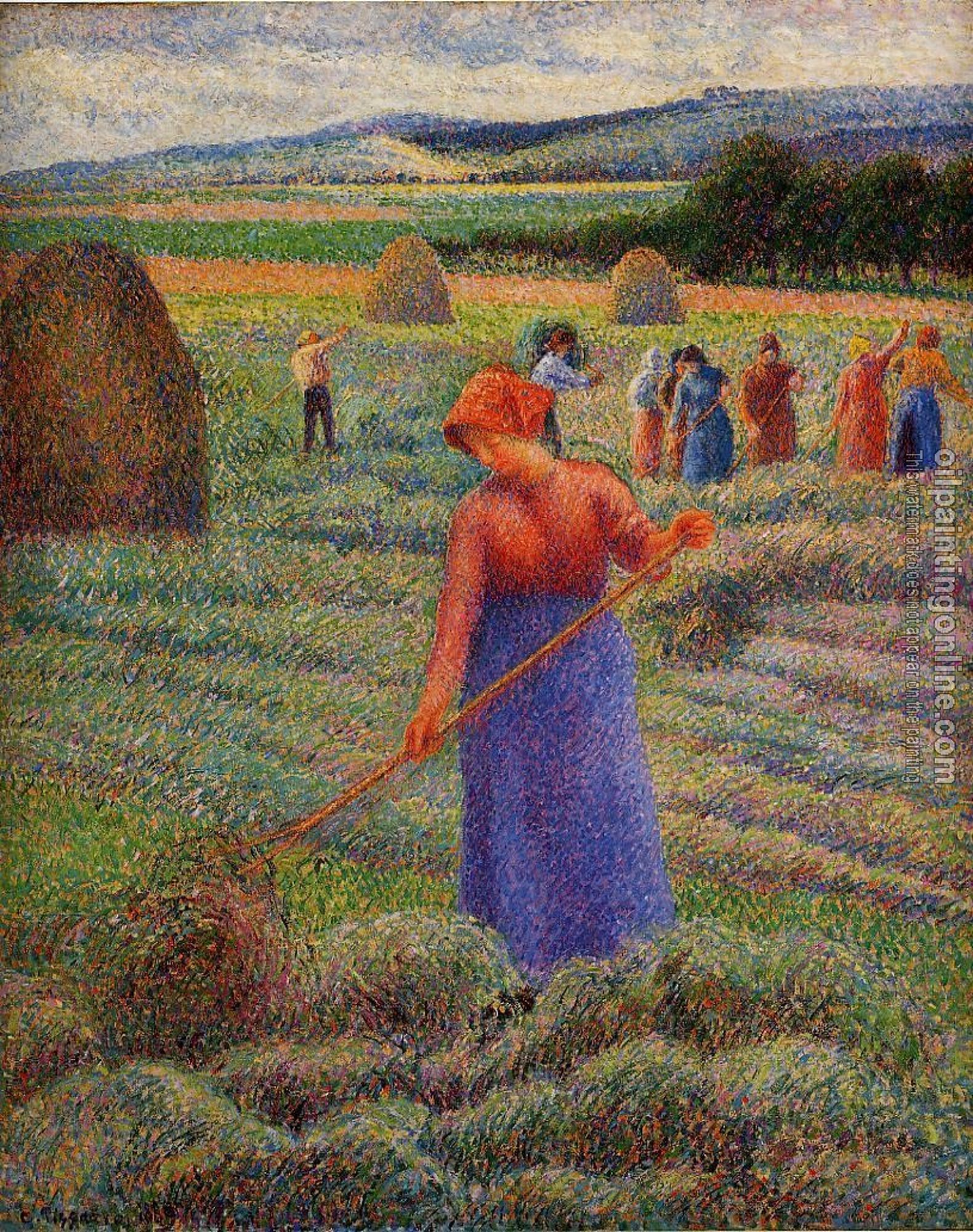 Pissarro, Camille - Haymakers at Eragny